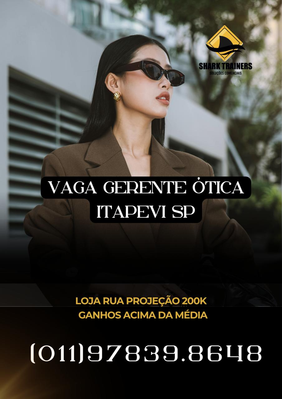Arte da vaga de Gerente de Ótica