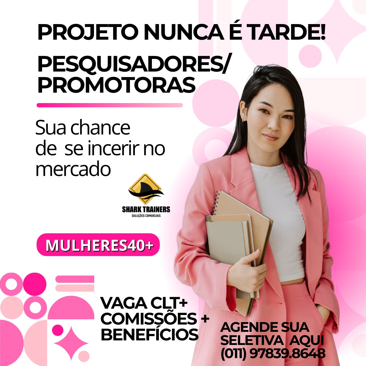 Arte da vaga de Pesquisadores / Promotoras